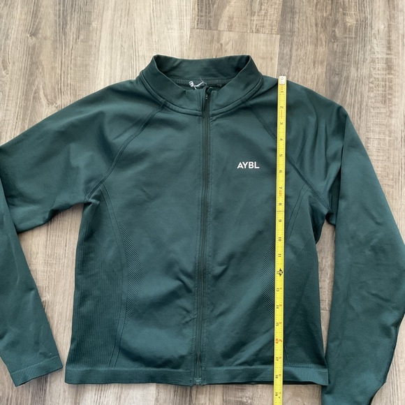 AYBL Zip Up Dark Green Jacket - Picture 2 of 4
